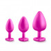 Blush Novelties | Набор анальных пробок LUXE BLING PLUGS TRAINING KIT PINK. Цена 2 500 грн. Фото: 3