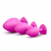 Blush Novelties | Набор анальных пробок LUXE BLING PLUGS TRAINING KIT PINK. Цена 2 500 грн. Фото: 6