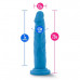 Blush Novelties | Фалоімітатор Neo 75Inch Dual Density Cock Neon Blue. Ціна 1299 грн. Фото: 4