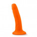 Blush Novelties | Фаллоимитатор NEO 6INCH DUAL DENSITY COCK NEON ORANGE. Цена 895 грн. Фото: 1