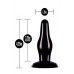 Blush Novelties | Анальный плаг ANAL ADVENTURES PLEASURE PLUG BLACK. Цена 330 грн. Фото: 2