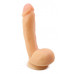 Blush Novelties | Фалоімітатор з подвійною щільністю Blush Novelties AU NATUREL ANTHONY BEIGE 9" (22 см). Ціна 1670 грн. Фото: 3