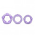 Blush Novelties | Набор эрекционных колец Blush Stay Hard Beaded Cock Rings Purple. Цена 295 грн. Фото: 3