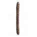 Blush Novelties | DR SKIN 18INCH DOUBLE DILDO CHOCOLATE. Цена 1 750 грн. Фото: 2