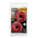Blush Novelties | Stay Hard Donut Rings Oversized Red. Ціна 345 грн. Фото: 1