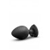 Blush Novelties | Анальна пробка з каменем BlushTEMPTASIA BLING PLUG MEDIUM BLACK. Ціна 855 грн. Фото: 2