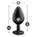 Blush Novelties | Анальна пробка з каменем BlushTEMPTASIA BLING PLUG MEDIUM BLACK. Ціна 855 грн. Фото: 3