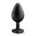 Blush Novelties | Анальна пробка з каменем BlushTEMPTASIA BLING PLUG MEDIUM BLACK. Ціна 855 грн. Фото: 6