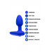 Blush Novelties | Анальный вибратор Blush Oh My Gem Mystery Sapphire синий. Ціна 3299 грн. Фото: 4