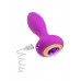 Blush Novelties | Анальный вибратор со стразом Blush Oh My Gem Charm Amethyst цвет фуксия. Цена 3 599 грн. Фото: 3