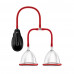 Blush Novelties | Двойной вакуумный насос для сосков Blush Temptasia красный. Цена 2 300 грн. Фото: 3