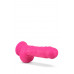 Blush Novelties | Фаллоимитатор с двойной плотностью Blush NEO DUAL DENSITY DILDO NEON PINK 9" (22,8 см). Цена 1 995 грн. Фото: 1