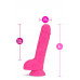 Blush Novelties | Фаллоимитатор с двойной плотностью Blush NEO DUAL DENSITY DILDO NEON PINK 9" (22,8 см). Цена 1 995 грн. Фото: 2
