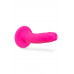 Blush Novelties | Фаллоимитатор двойной плотности с присоской Blush Neo Elite, неоново-розовый. Ціна 1550 грн. Фото: 1