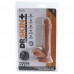 Blush Novelties | Фаллоимитатор реалистичный Blush Dr. Skin Plus Posable на присоске, коричневый. Ціна 1599 грн. Фото: 4