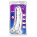 Blush Novelties | Фаллоимитатор реалистичный на присоске Blush B Yours Plus прозрачный, 19 х 3.8 см. Ціна 1100 грн. Фото: 1