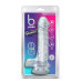 Blush Novelties | Фаллоимитатор реалистичный на присоске Blush B Yours прозрачный, 22.8 х 4.4 см. Цена 1 350 грн. Фото: 3