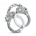 Blush Novelties | Наручники металлические Blush Temptasia со стразами, серебристые. Цена 3 400 грн. Фото: 1 Blush Novelties | Наручники металлические Blush Temptasia со стразами, серебристые. Цена 3 400 грн. Фото: 1