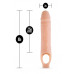 Blush Novelties | Насадка на пеніс Blush Performance Plus Silicone Cock Sheath Penis Extender Vanilla 10" (25.4 см). Ціна 2795 грн. Фото: 1