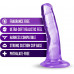 Blush Novelties | Реалистичный фаллоимитатор Blush B Yours Plus с изгибом для стимуляции точек G и P, фиолетовый. Цена 999 грн. Фото: 2