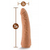 Blush Novelties | Реалистичный фаллоимитатор, LOCK ON HEXANITE DILDO WITH. Цена 2 295 грн. Фото: 2