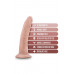 Blush Novelties | Реалистичный фаллоимитатор тройной плотности Blush Dr. Skin Plus гибкий, бежевый. Ціна 1599 грн. Фото: 4