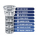 Blush Novelties | Мастурбатор Rize by Blush - Luz Glow in the Dark Masturbator - Clear. Цена 798 грн. Фото: 1