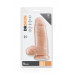 Blush Novelties | Толстый реалистичный фаллоимитатор Blush Dr. Skin с присоской, телесный. Ціна 2699 грн. Фото: 7