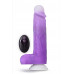 Blush Novelties | Вибратор реалистик на присоске, с дистанционным пультом управления Blush Neo Elite Encore фиолетовый. Цена 7 499 грн. Фото: 1