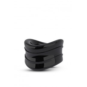 Blush Novelties | Эрекционная насадка Stay Hard Beef Ball Stretcher Snug черная, 3.8 см. Цена: 450 грн