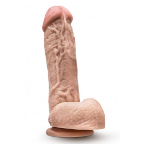 Blush Novelties | Фаллоимитатор реалистичный на присоске Mr. D Blush, бежевый, 22 х 5 см. Цена: 1 795 грн