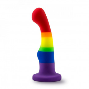 Blush Novelties | Фаллоимитатор Pride, на присоске, радужный, 13 х 2.9 см. Цена: 2 190 грн