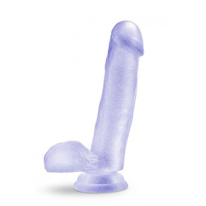 Blush Novelties | Фаллоимитатор с мошонкой Blush B Yours на присоске, прозрачный. Цена: 1 350 грн