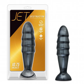 Blush Novelties | Большая анальная пробка JET DESTRUCTOR CARBON METALLIC BLACK. Ціна: 2190 грн