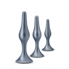 Blush Novelties | Набор анальных пробок серебряный ,ANAL ADVENTURES MATRIX GENESIS PLUG KIT. Ціна: 2599 грн