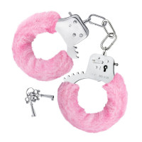 Blush Novelties | Наручники металлические Blush Temptasia с розовым мехом. Ціна 844 грн