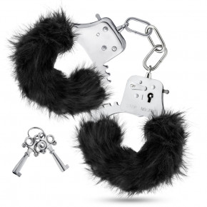 Blush Novelties | Наручники з хутром Blush Temptasia-Plush Fur Cuffs-Black. Ціна: 1100 грн