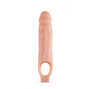 Blush Novelties | Насадка на пеніс Performance Plus Silicone Cock Sheath Penis Extender Vanilla 9". Ціна: 2276 грн