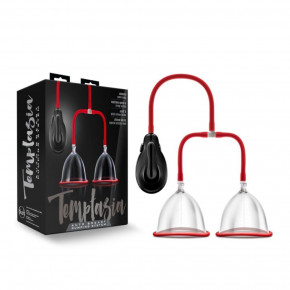 Blush Novelties | Помпа для груди с вибрацией Blush Temptasia красная. Цена: 2 250 грн