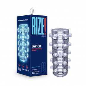 Blush Novelties | Мастурбатор Rize by Blush - Swich Glow in the Dark Masturbator - Clear. Ціна: 849 грн