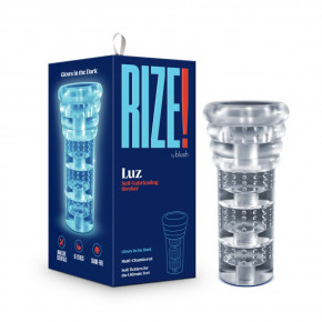 Blush Novelties | Мастурбатор Rize by Blush - Luz Glow in the Dark Masturbator - Clear. Цена: 798 грн