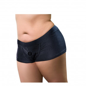 Blush Novelties | Трусы для страпона Blush Temptasia черные, размер 2XL. Ціна: 2795 грн