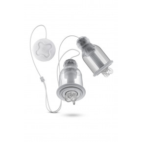 Blush Novelties | Вакуумные помпы для сосков Blush Temptasia Titilator с массажерами, прозрачные. Цена: 6 150 грн