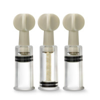 Blush Novelties | Вакуумные помпы для сосков и клитора Temptasia Blush, прозрачные, 3 шт.. Цена 2 100 грн