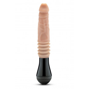 Blush Novelties | Вибратор Blush Dr Skin Dr Knight с ротацией и фрикциями, бежевый. Цена: 5 750 грн