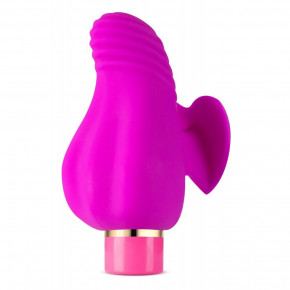 Blush Novelties | Вибратор на палец с рельефом Aria Blush, силиконовый, розовый. Ціна: 2361 грн