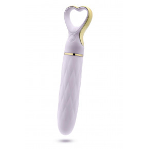 Blush Novelties | Вибратор рельефный с ручкой в форме сердца Blush Delice Heartthrob цвет ,,лаванда,,. Цена: 3 299 грн