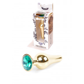 BOSS SERIES | Анальна пробка з зеленим каменем Jewellery. Ціна: 599 грн