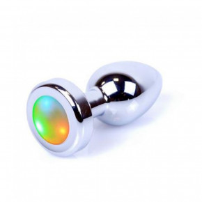 BOSS SERIES | Анальная пробка со светодиодом Plug-Jewellery PLUG - Disco Flashlight размер S. Цена: 745 грн