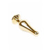 BOSS SERIES | Анальна пробка з фіолетовим каменем Plug-Jewellery Gold Butt PLUG-Purple. Ціна 599 грн. Фото: 2